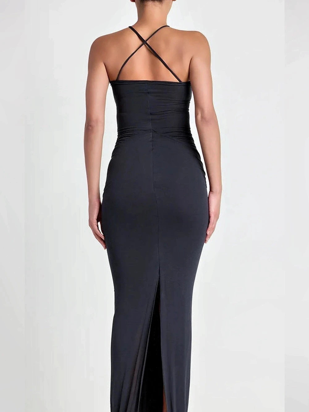 Skims x Vettese sheer modal long dress & bralette - Picture 7 of 9